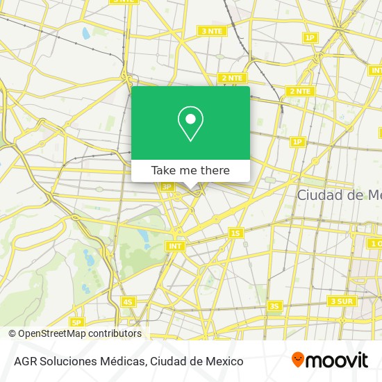 AGR Soluciones Médicas map