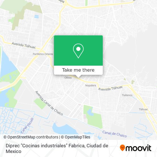 Diprec "Cocinas industriales" Fabrica map