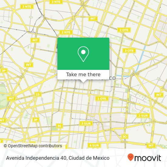 Avenida Independencia 40 map