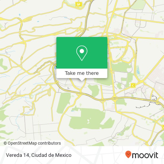 Mapa de Vereda 14