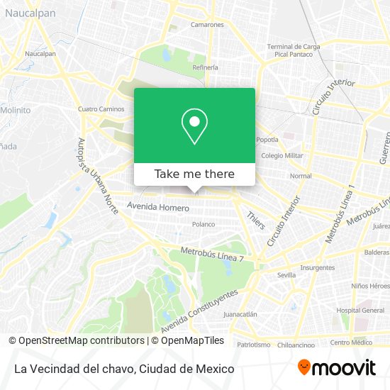 La Vecindad del chavo map