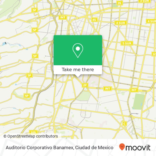 Mapa de Auditorio Corporativo Banamex