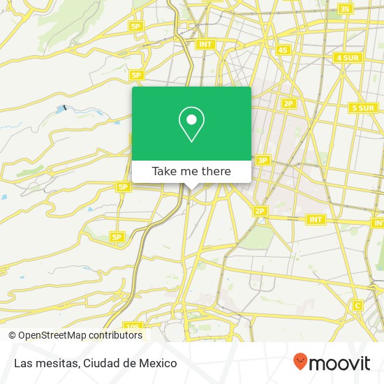 Las mesitas map