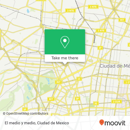 El medio y medio map