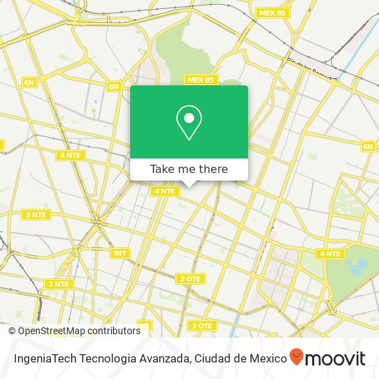 IngeniaTech Tecnologia Avanzada map