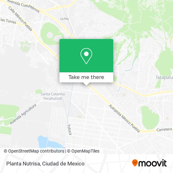 Mapa de Planta Nutrisa