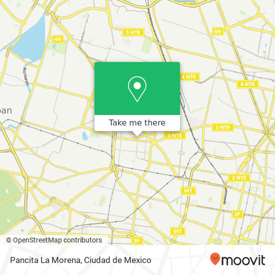 Mapa de Pancita La Morena