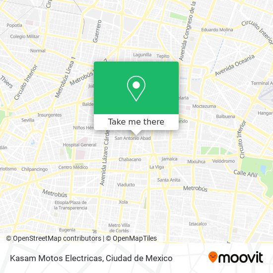 Kasam Motos Electricas map