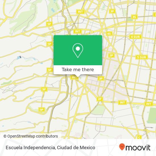 Escuela Independencia map