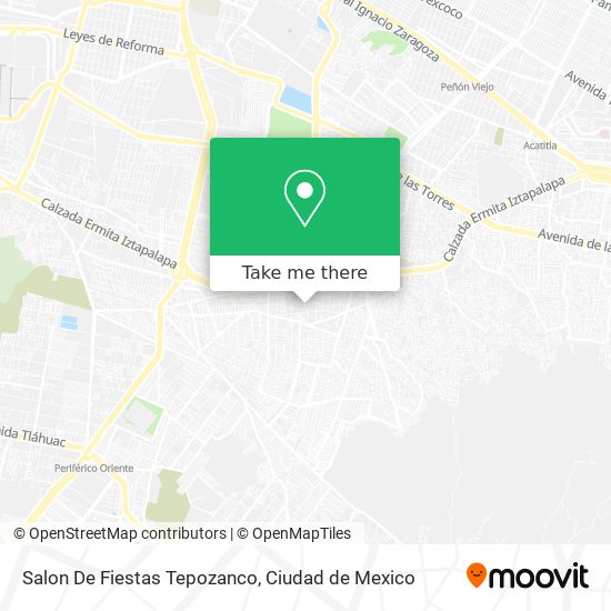 Salon De Fiestas Tepozanco map