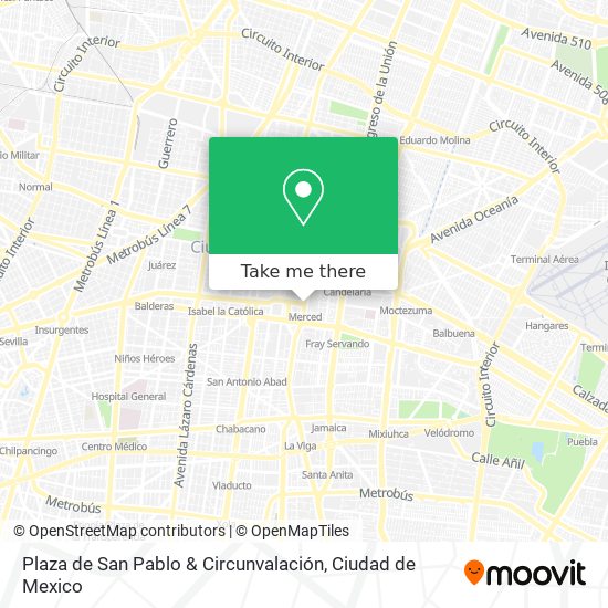 Plaza de San Pablo & Circunvalación map