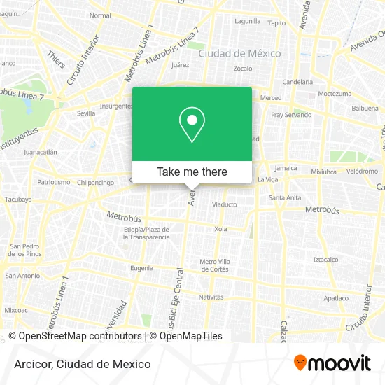 Arcicor map