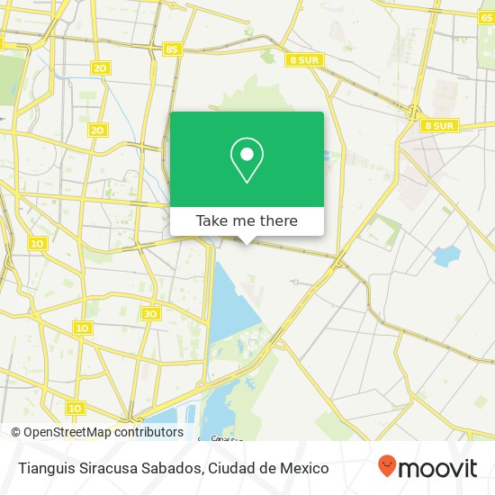 Tianguis Siracusa Sabados map