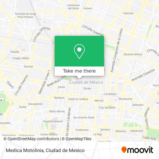 Medica Motolinia map