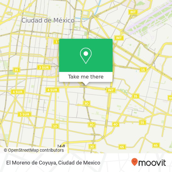 El Moreno de Coyuya map