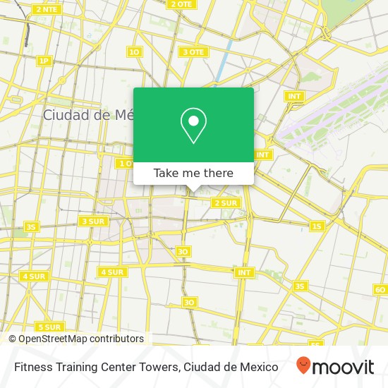 Fitness Training Center Towers map