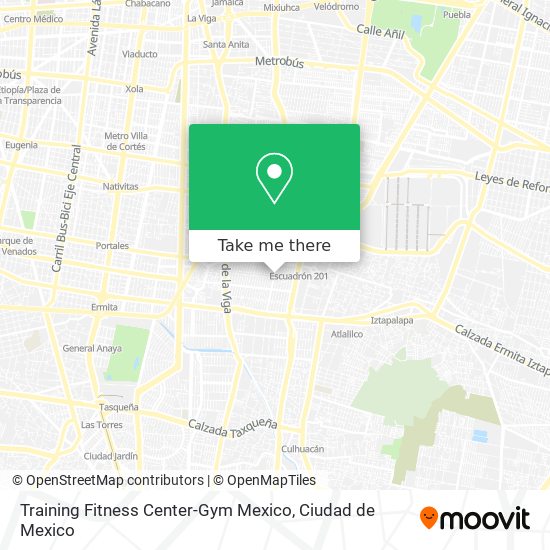 How to get Fitness Center-Gym Mexico in Benito Juárez by Bus or Metro?