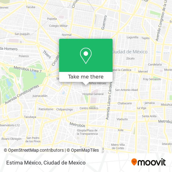 Estima México map