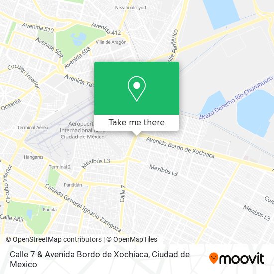 Calle 7 & Avenida Bordo de Xochiaca map
