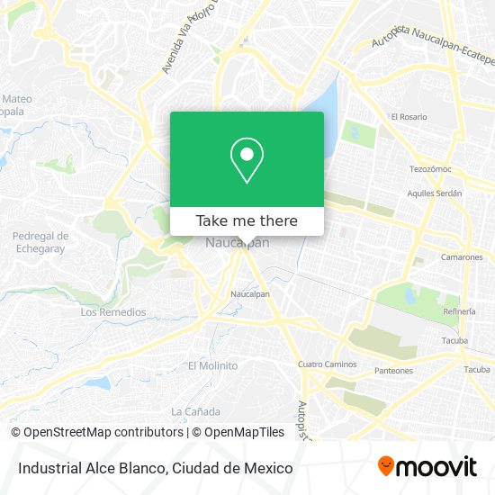 Industrial Alce Blanco map