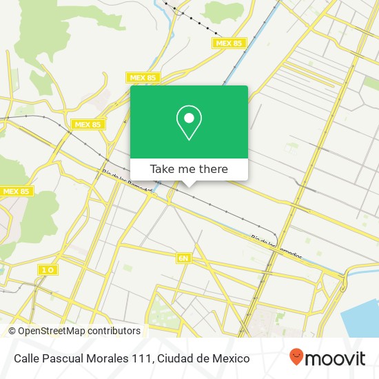 Mapa de Calle Pascual Morales 111