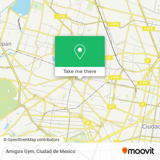 Mapa de Amigos Gym