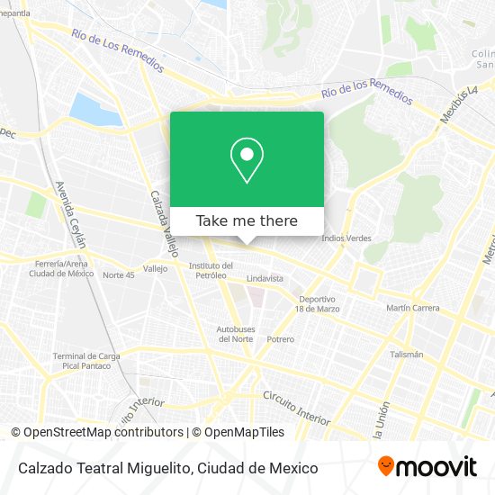 Mapa de Calzado Teatral Miguelito