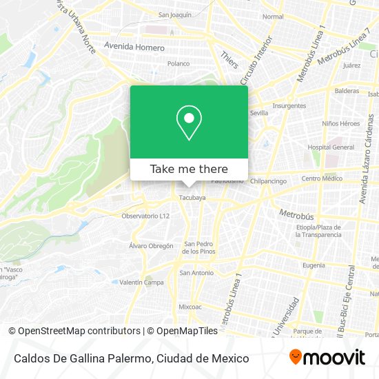 Caldos De Gallina Palermo map