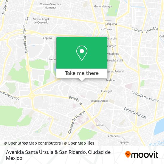 Mapa de Avenida Santa Úrsula & San Ricardo