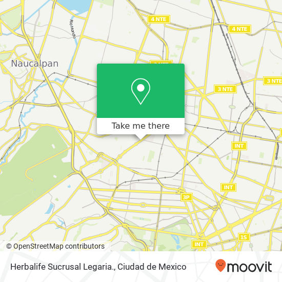 Herbalife Sucrusal Legaria. map