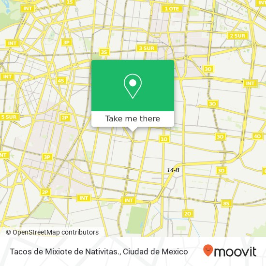 Tacos de Mixiote de Nativitas. map