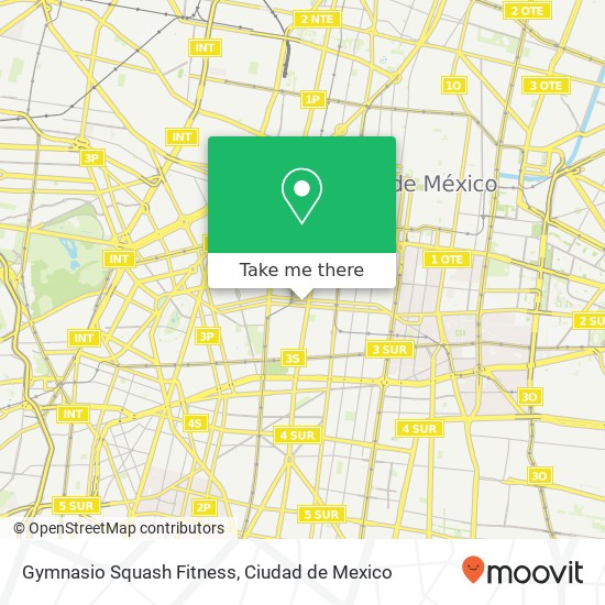 Gymnasio Squash Fitness map