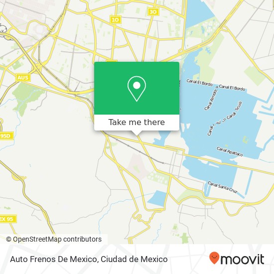 Auto Frenos De Mexico map