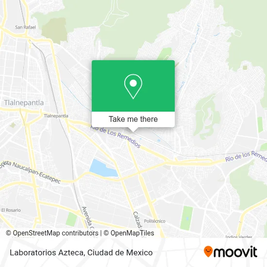 Laboratorios Azteca map