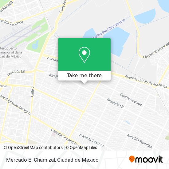 Mapa de Mercado El Chamizal