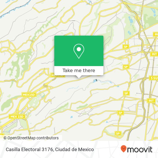 Casilla Electoral 3176 map