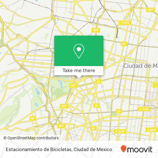 Estacionamiento de Bicicletas map