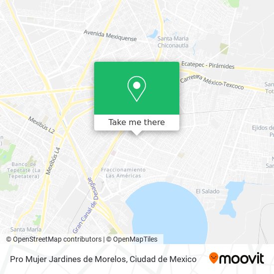 Pro Mujer Jardines de Morelos map