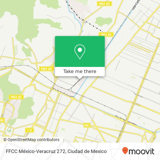 Mapa de FFCC México-Veracruz 272