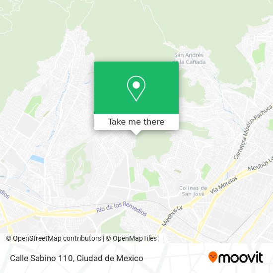 Calle Sabino 110 map