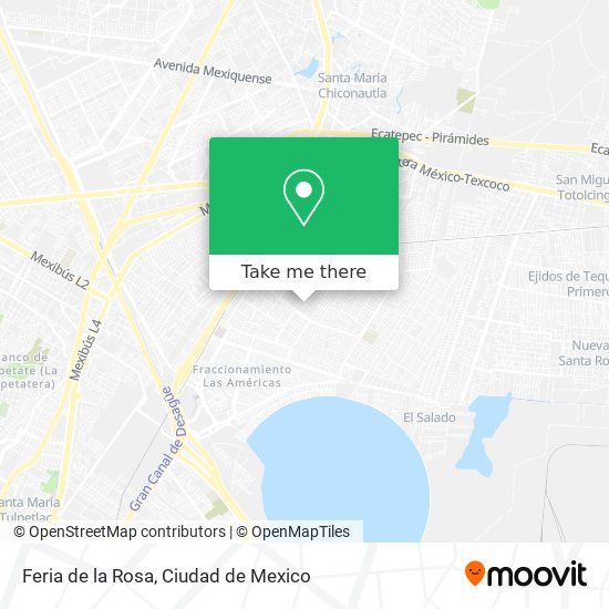 Feria de la Rosa map
