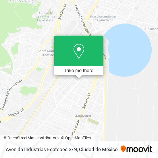 Mapa de Avenida Industrias Ecatepec S / N