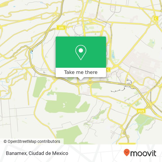 Banamex map