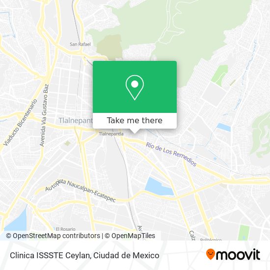 Clinica ISSSTE Ceylan map