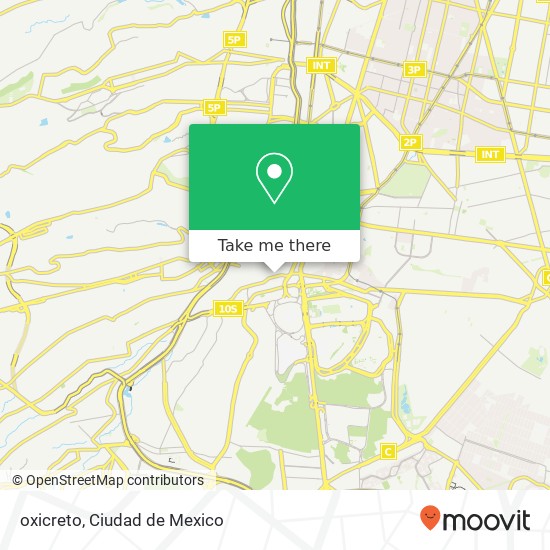 oxicreto map