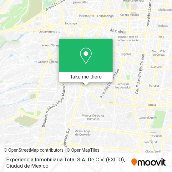 Experiencia Inmobiliaria Total S.A. De C.V. (ÉXITO) map