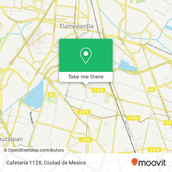 Cafetería 1128 map