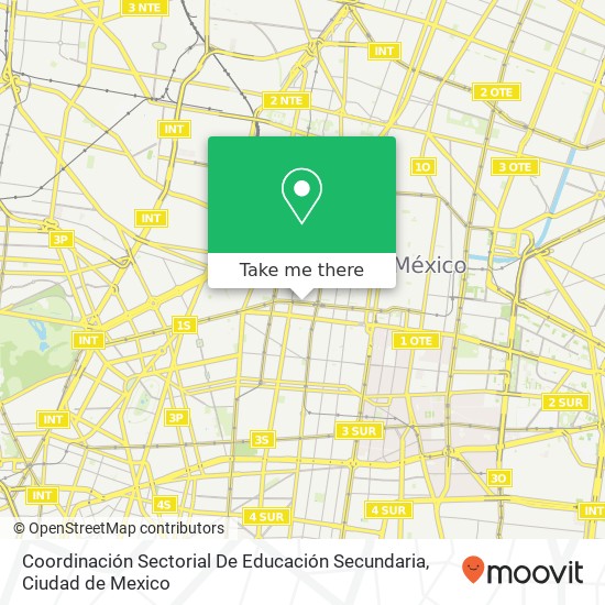 Mapa de Coordinación Sectorial De Educación Secundaria