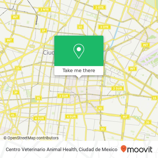Centro Veterinario Animal Health map