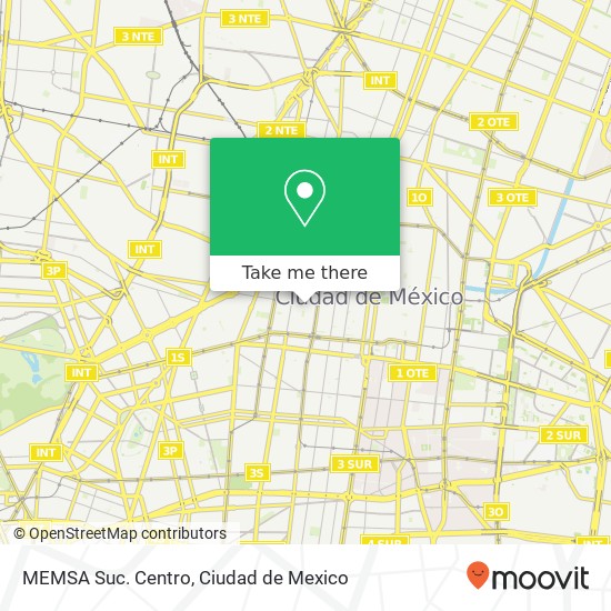 MEMSA Suc. Centro map